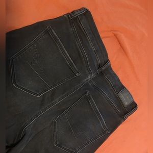 AEO Curvy Super High Rise Next Level Stretch Black Skinny High Rise, 4